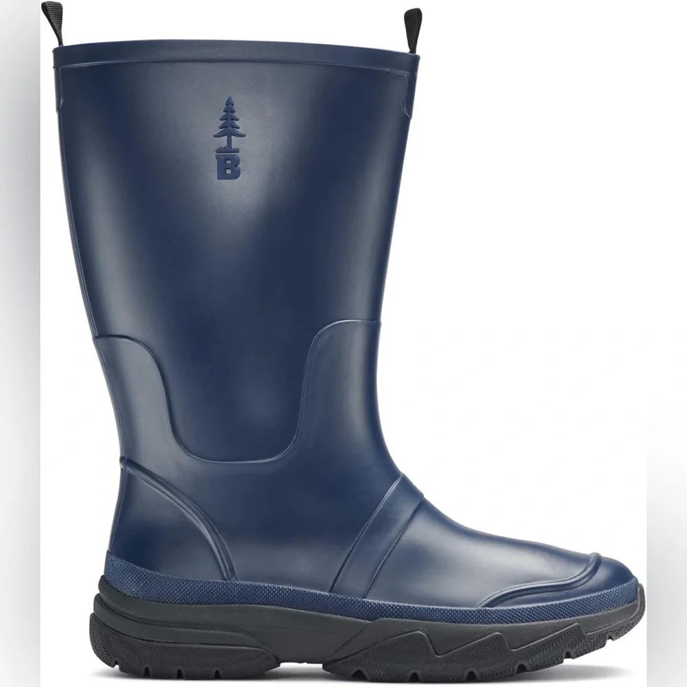 BASS OUTDOOR Men's Field Rainboot Ankle Boot Size: 11 Dress Blues New